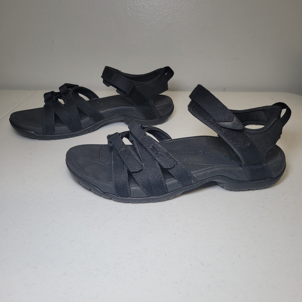 Teva 4266 Sandals Womens 9 Black Hiking Strappy Adjustable Outdoor Walking